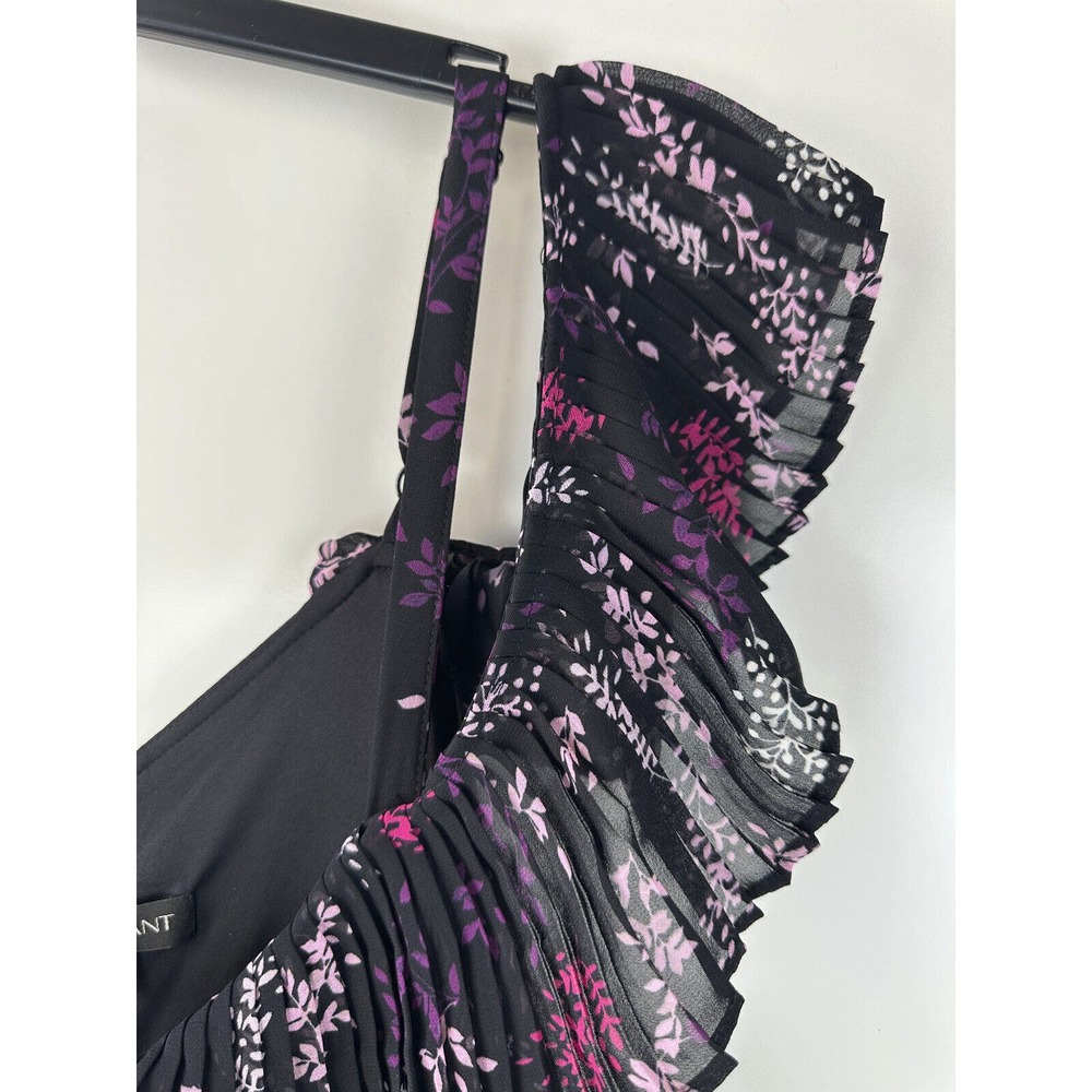 NWT Lane Bryant Floral Tiered Ruffle Off-The-Shoulder Maxi Dress Plus Size 24 P - Picture 9 of 16